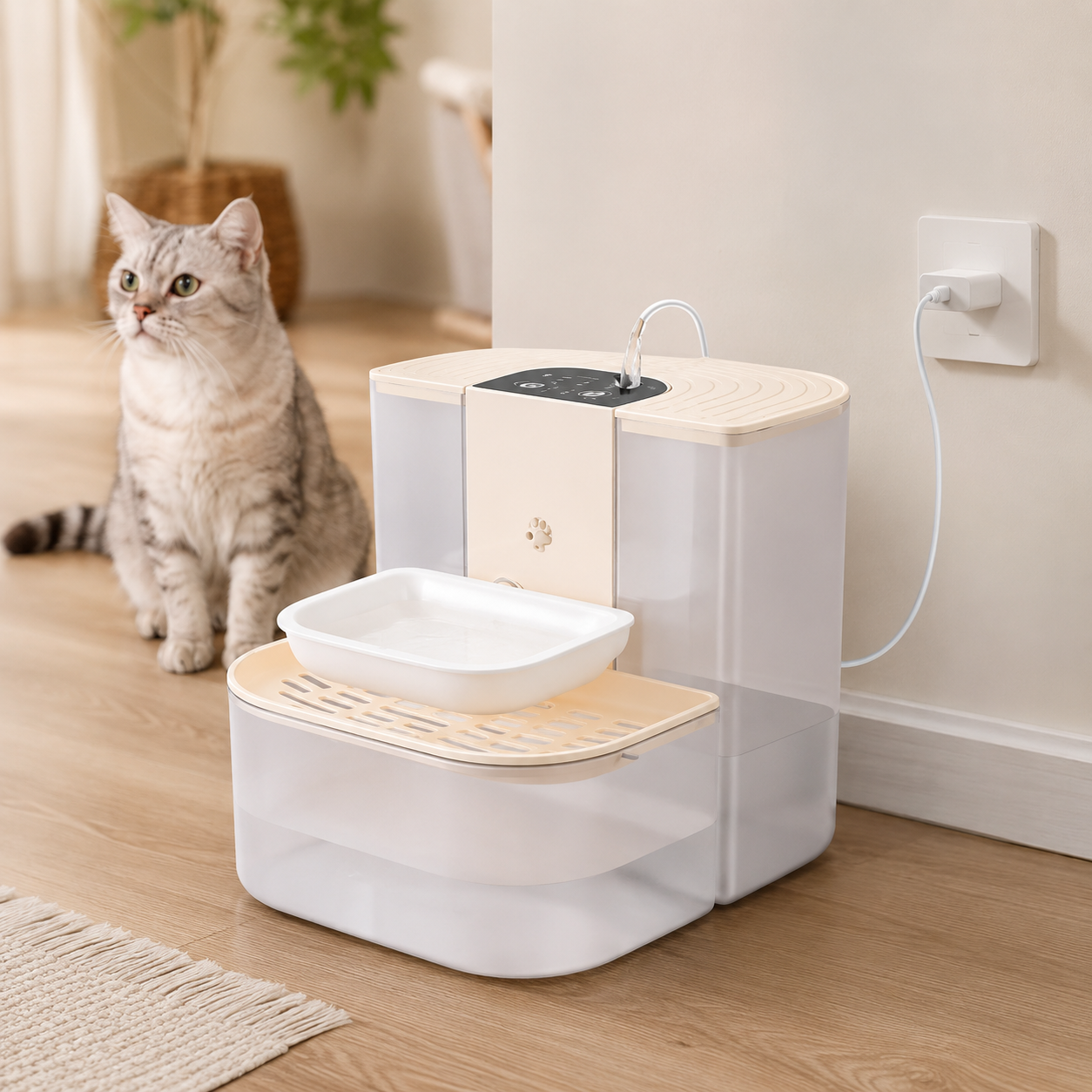 Smart Cordless Pet Water Fountain— 4.5L