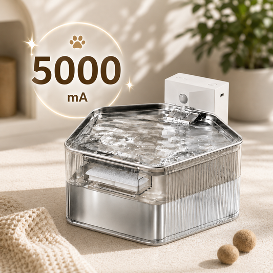 Smart Wireless Stainless Steel Pet Fountain